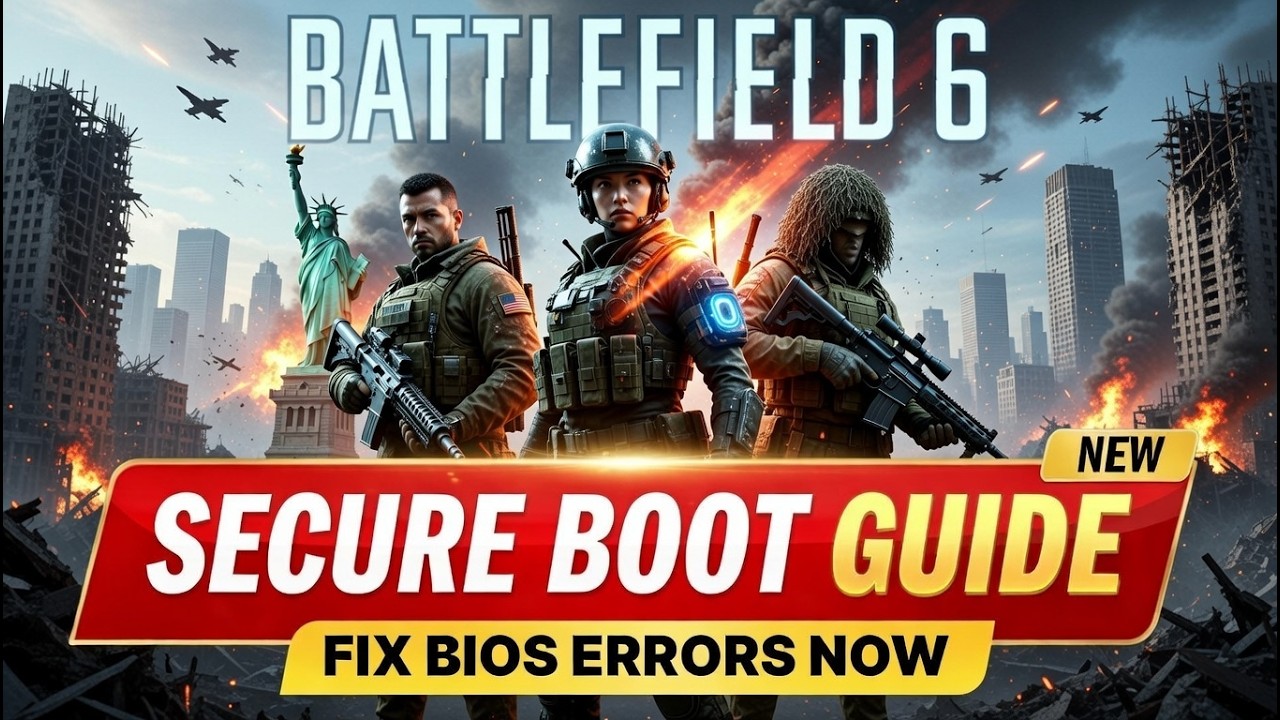 Battlefield 6 НЕ ЗАПУСКАЕТСЯ? Включи Secure Boot за 5 минут — 100% ФИКС 2026!