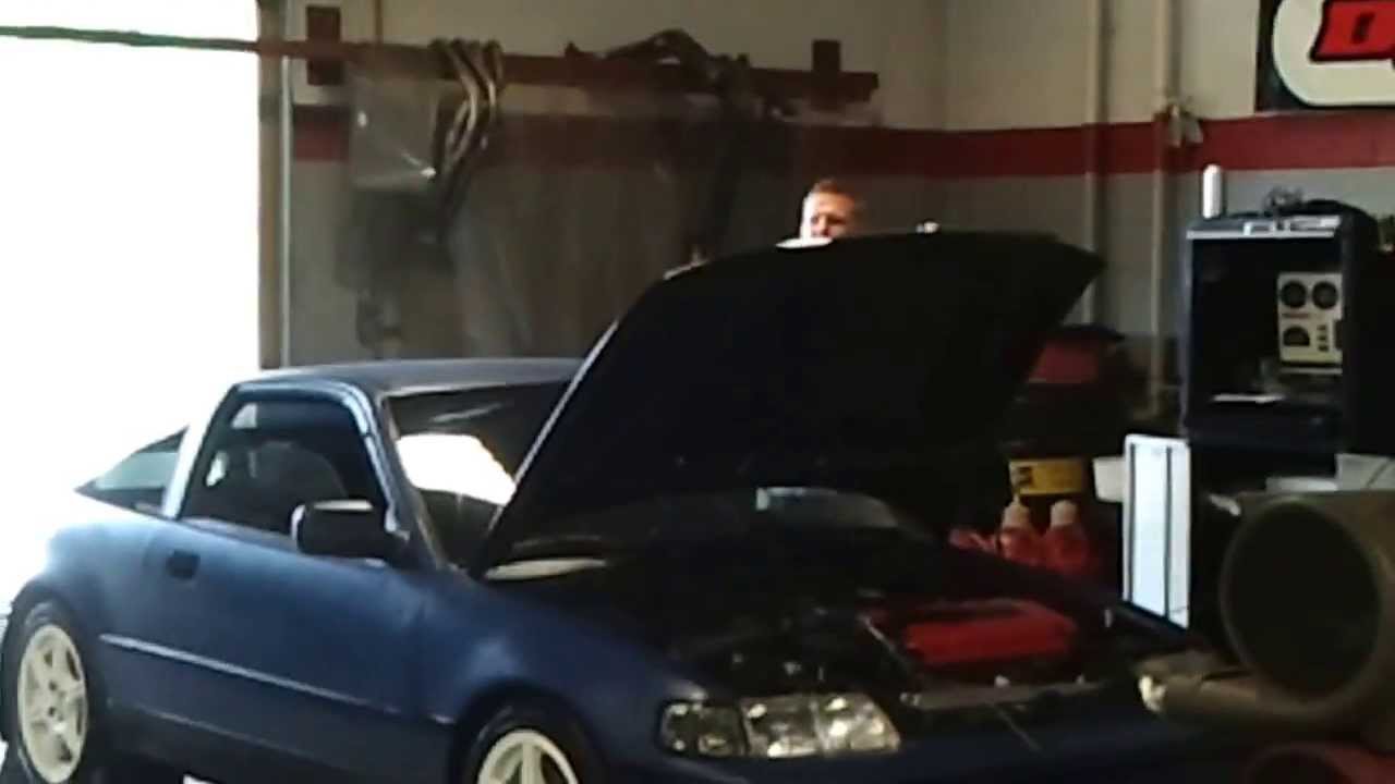 First Dyno Run Swapped B16B CRX @King Motorsports Dyno Day 2013!