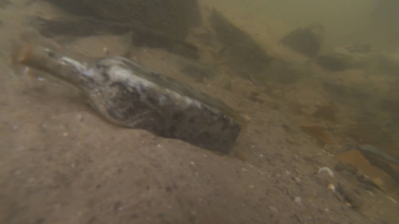 Diving for Antique Bottles in SW Michigan River