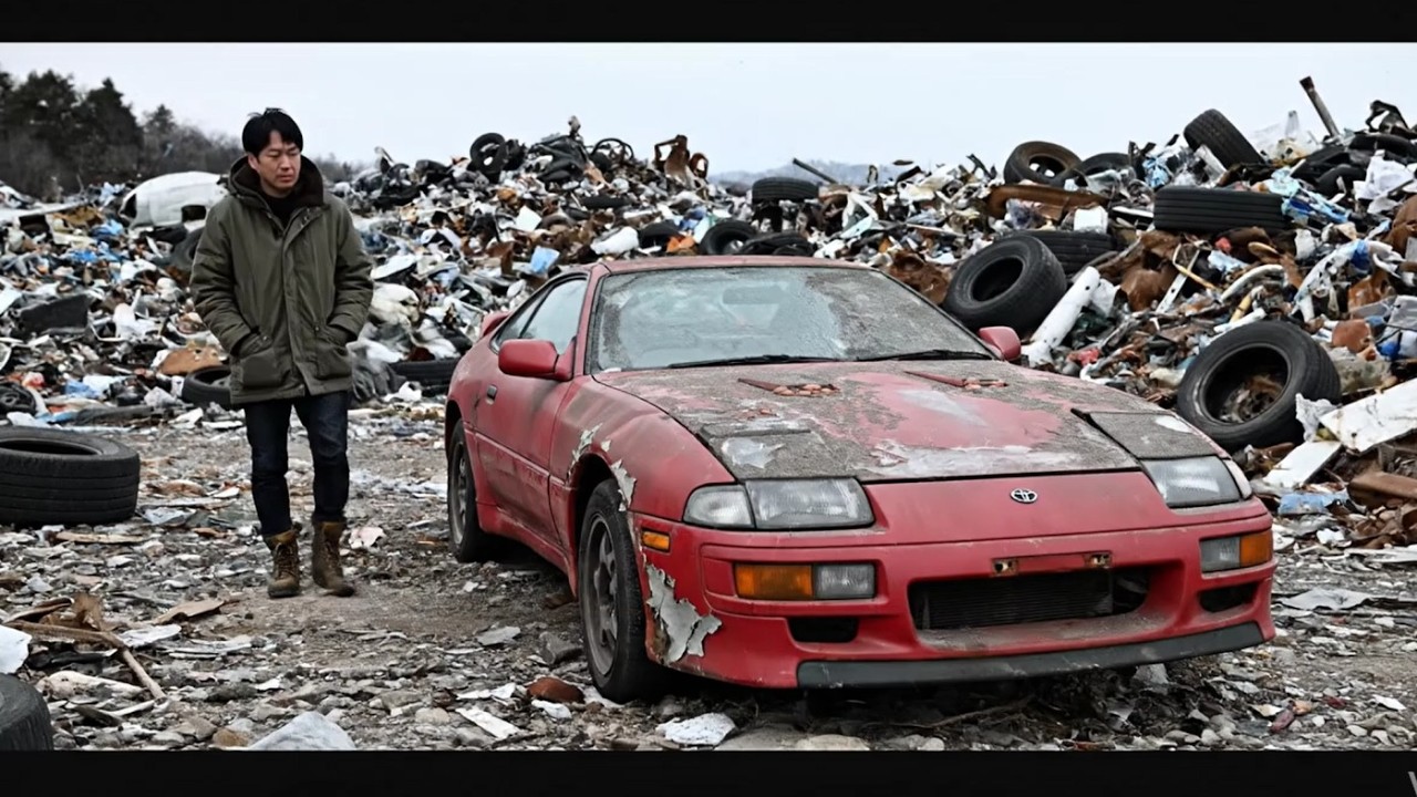 1987 Toyota Supra Turbo A70 Red | ASMR Full Restoration from Total Disrepair to Looking New