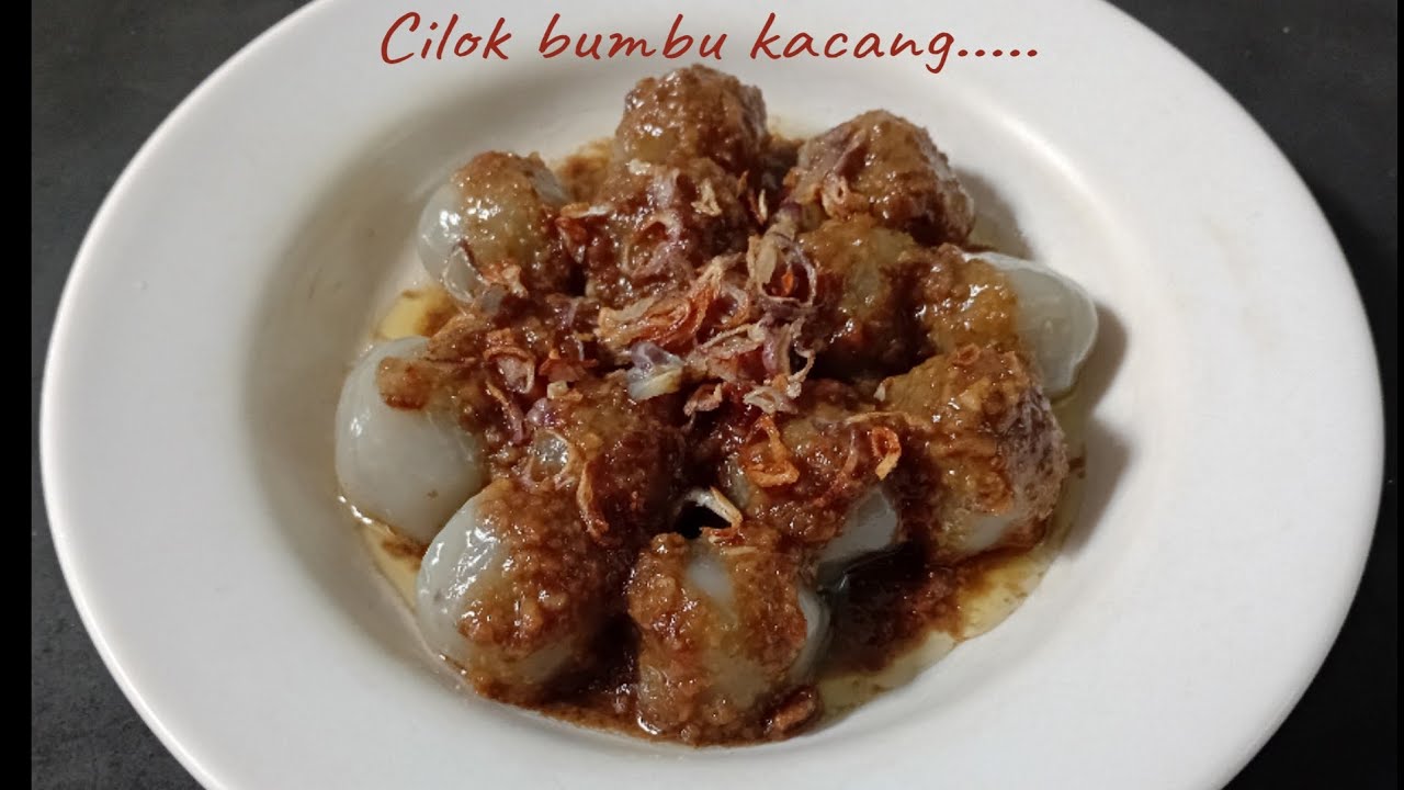 Cilok bumbu kacang#cilok kenyal awet dan tahan lama#takaran sendok@DapurDarsa 