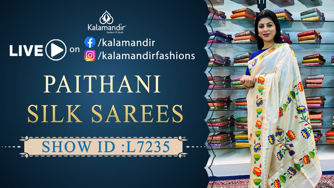 Exclusive Paithani Silk Sarees - Offer Price | WhatsApp Number 9852 9852 99 | Kalamandir Sarees LIVE