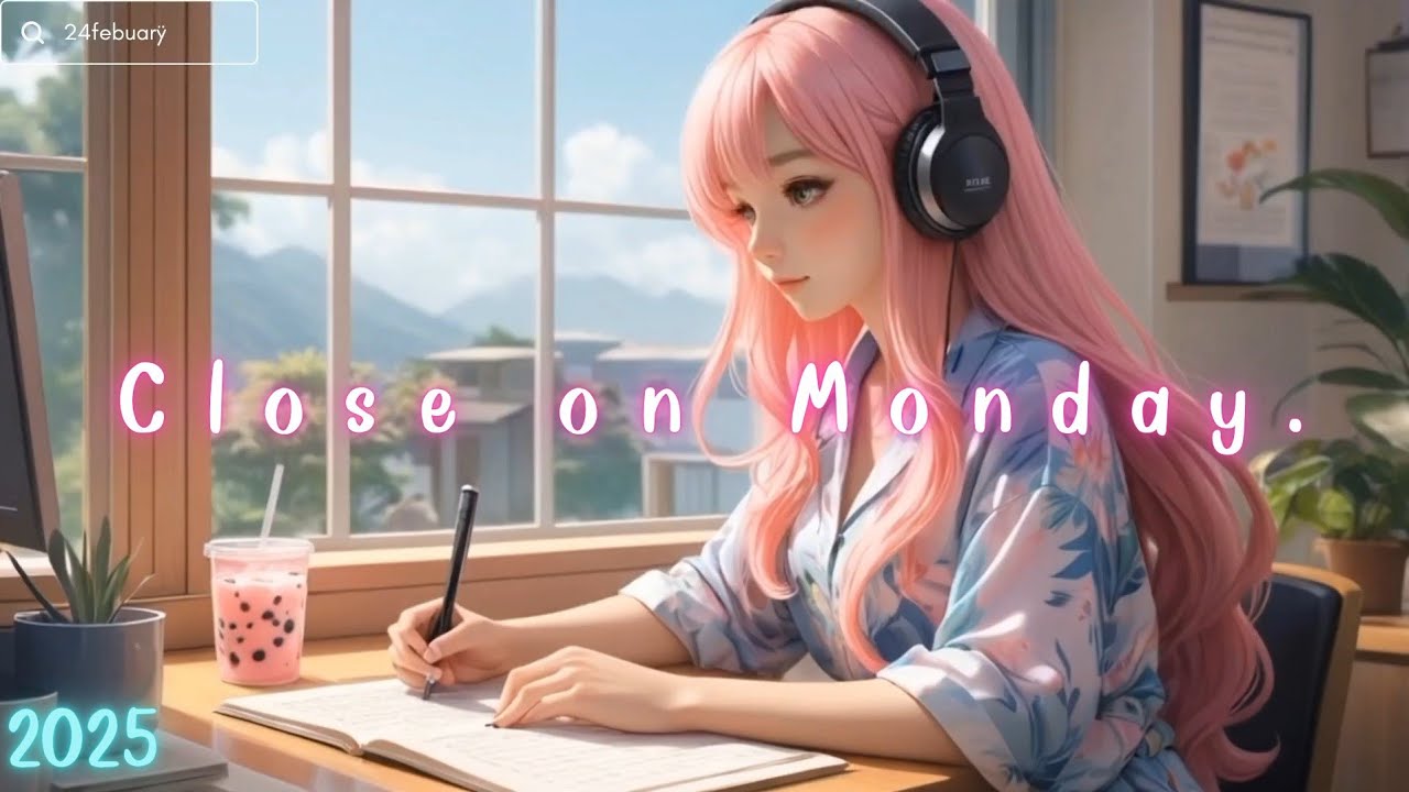 Lofi Girl ☕ Chill Beats Playlist | Relaxing Music to Stay Close on Monday
