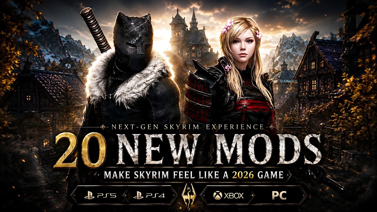 20 New Skyrim Mods That Make the Game Feel Truly Next-Gen (PS5, PS4, Xbox & PC)
