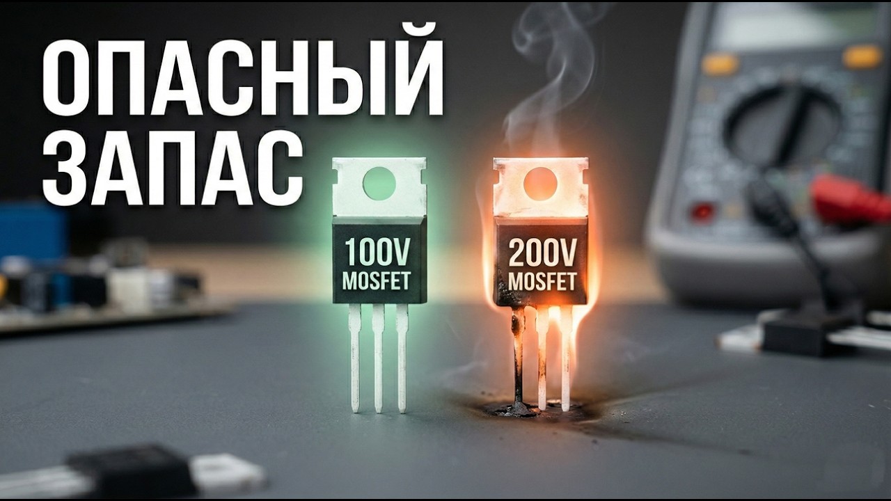 Как выбрать MOSFET: почему нельзя брать напряжение «с запасом»