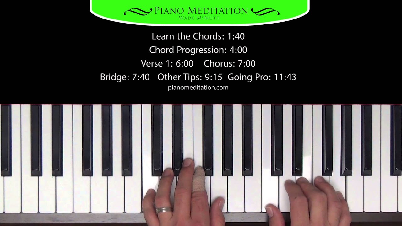 Trading My Sorrows - How to Play on the Piano | G