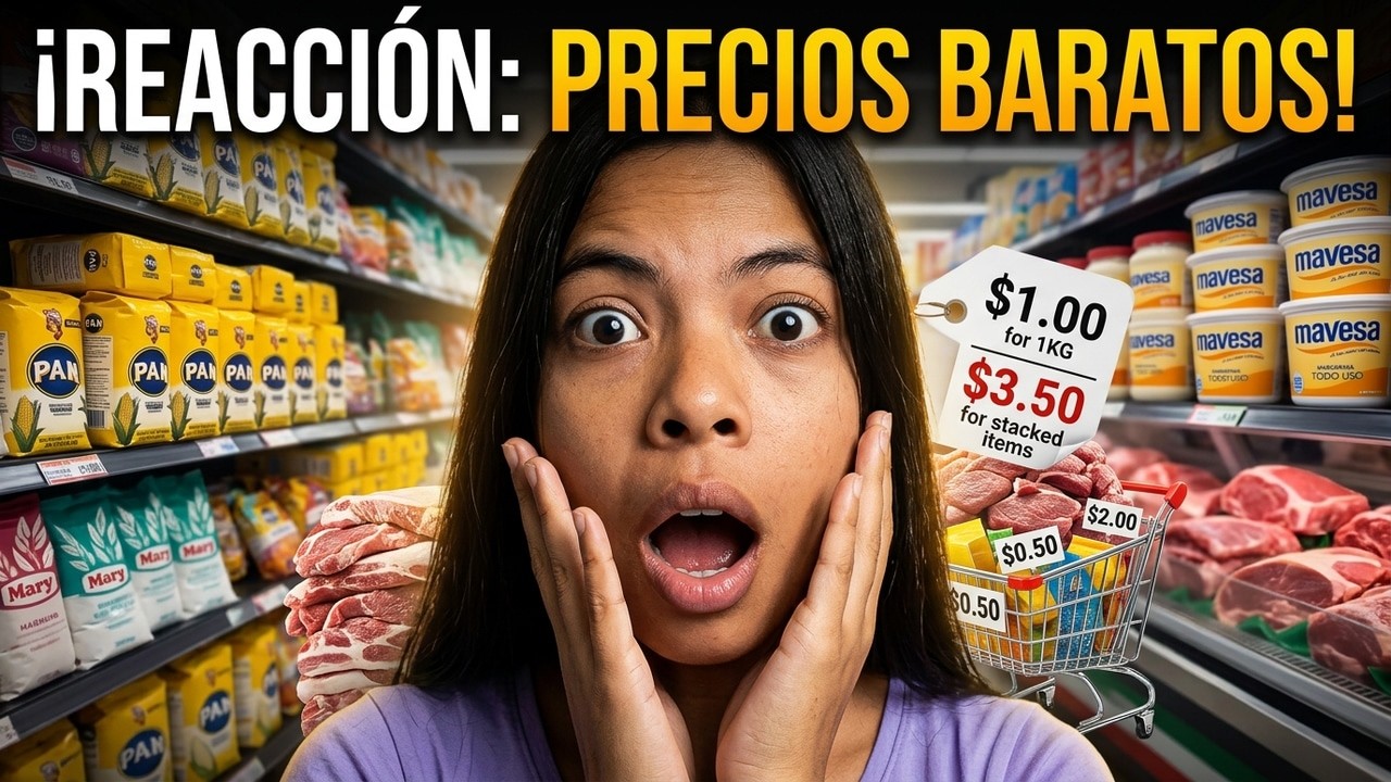 VENEZUELA NO ES lo que CREÍA | Precios de supermercado que te SHOCKEAN