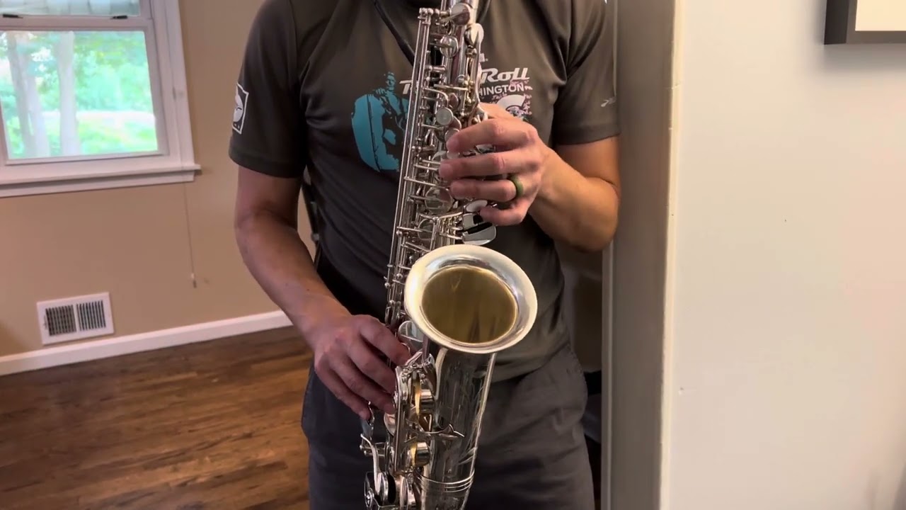 Selmer Super Action 80 Alto Saxophone Demo, www.dcsax.com