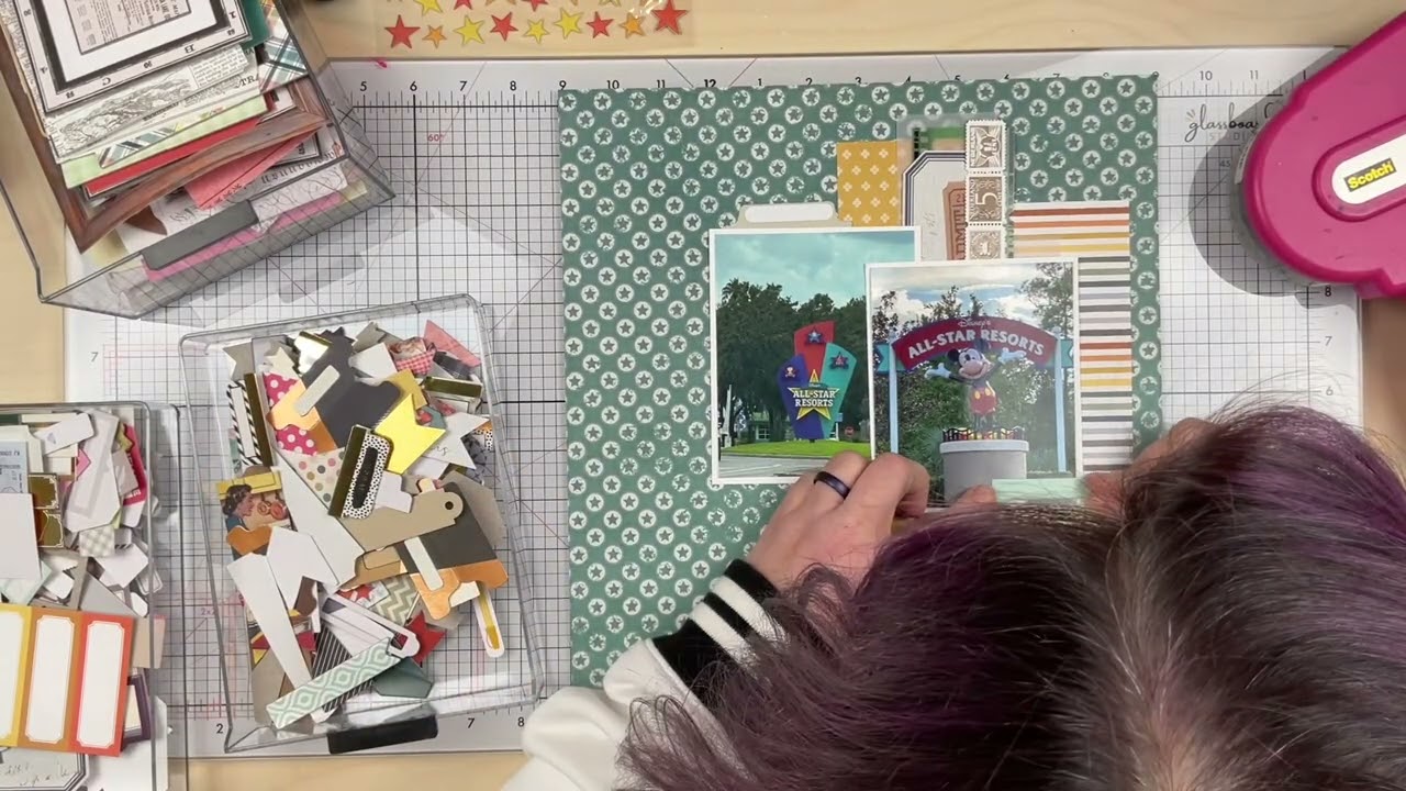 Scrapbook Process: Happy Place // Follow a Sketch February // Day 2 //#fasfeb26