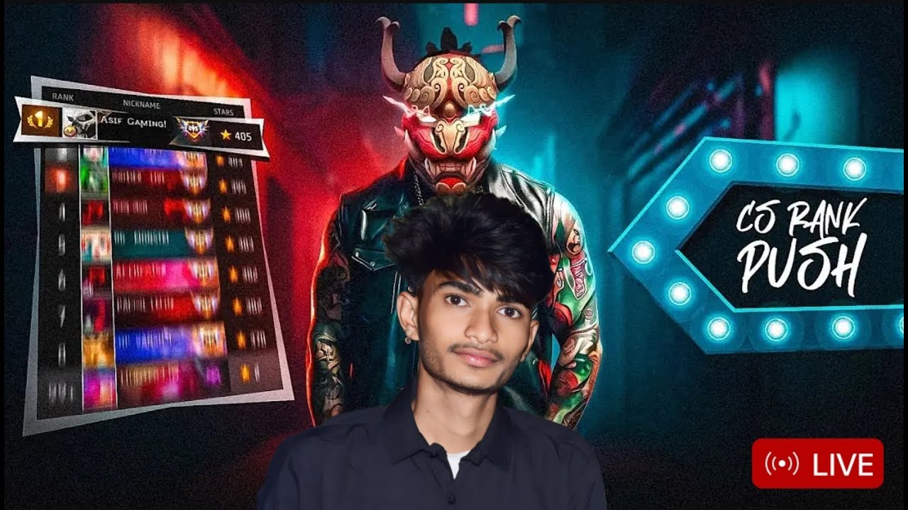 GOD SHIVA IS LIVE || FREE FIRE MAX || CS RANK #short #day6 #live #night