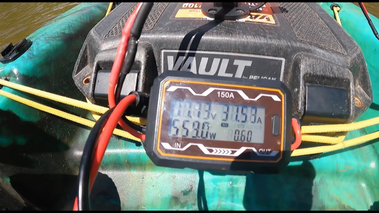 Ryobi Battery  for a Trolling Motor?  Speed and Power Test