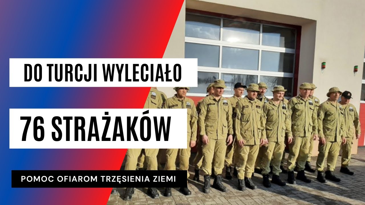 Polscy strażacy wylecieli z misją ratunkową do Turcji. To była błyskawiczna decyzja! | FAKT.PL