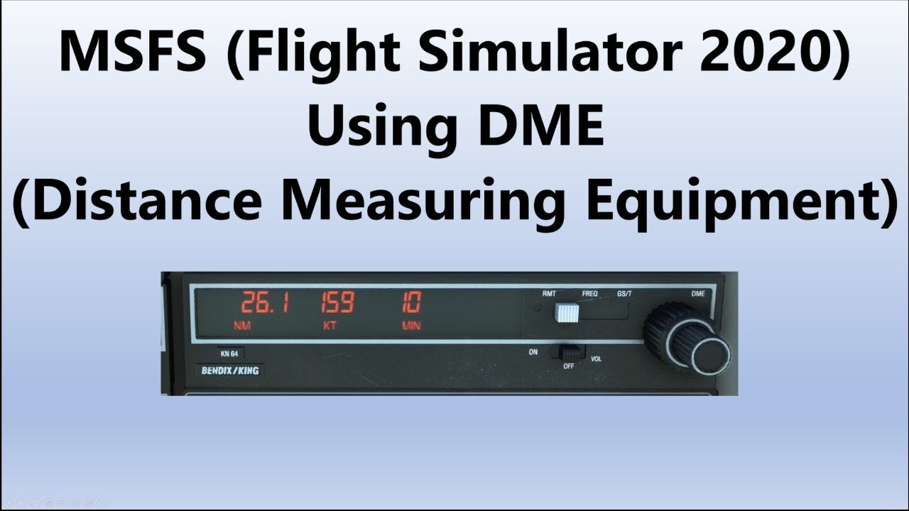 Использование DME в MSFS. (Краткий обзор обучения на Alpha Hotel Flight Simulator)