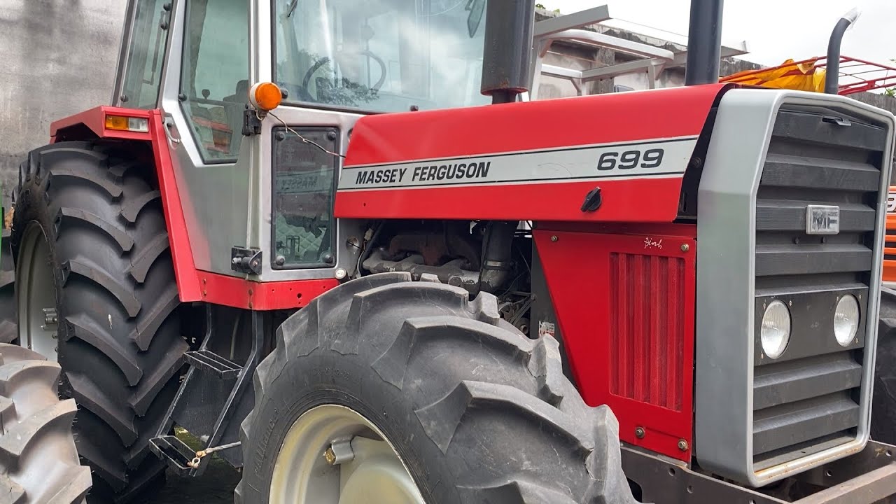 Трактор Massey Ferguson 699 с кондиционером, передний слой 13.6-28/12-28, сухой слой 18.4-38, б/у