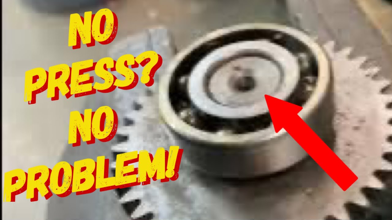 OLD MECHANICS TRICK TO INSTALL INTERFERENCE / PRESS FIT BEARINGS WITHOUT A PRESS