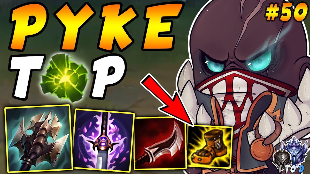 Pyke TOP with Aftershock and Full LETHALITY = Roaming One Shot Machine | Iron IV to Diamond Ep #50
