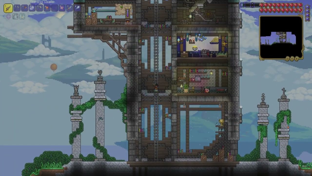 Застрял во времени | Новичок в Terraria впервые играет в модифицированную Terraria (Эпизод 3)