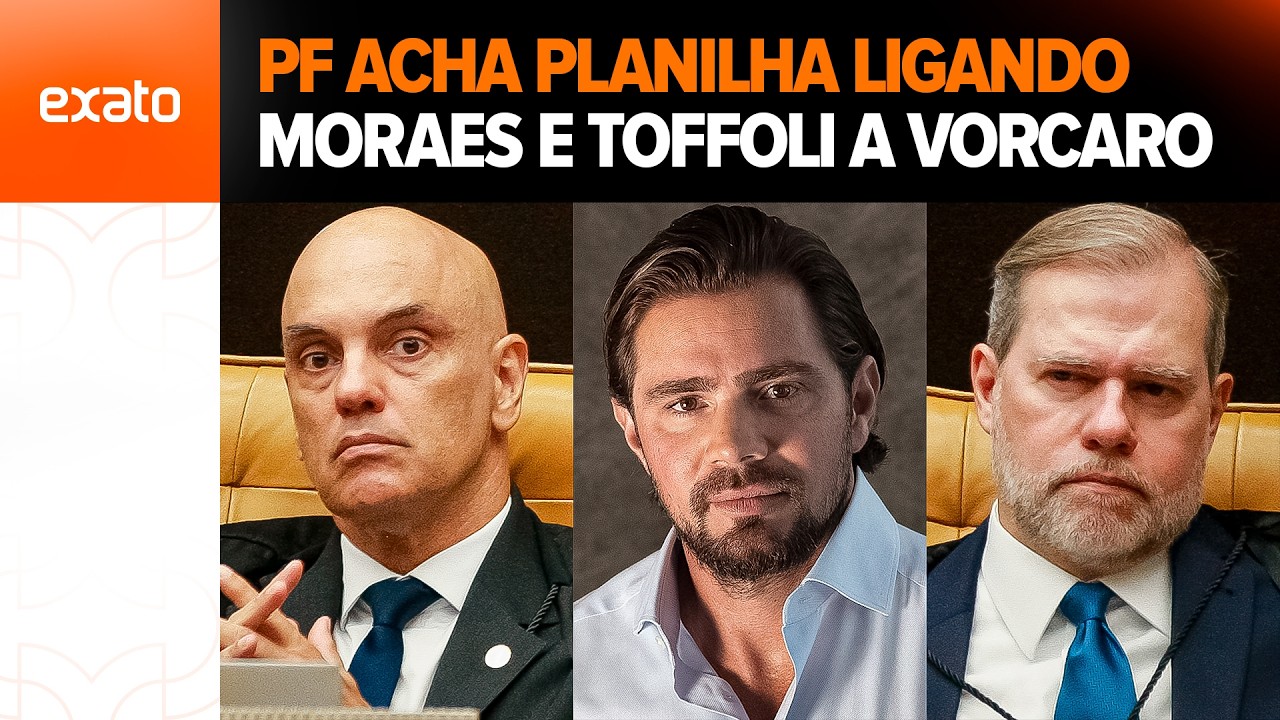 CASA CAIU!! PF descobre PLANILHA que LIGA Moraes e Toffoli a Vorcaro em jantar do Master - Mendonça