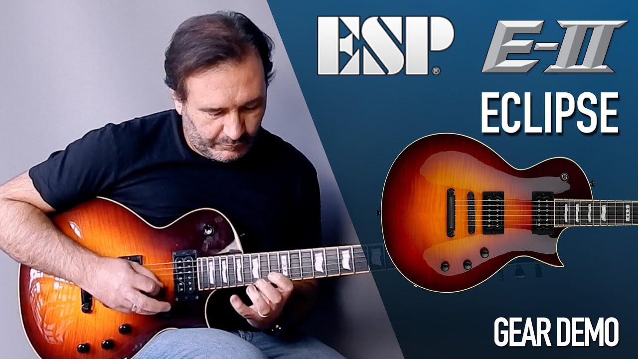 ESP E-II Eclipse EC FM FT FL Tobacco Sunburst - Rhythm, Lead, Clean