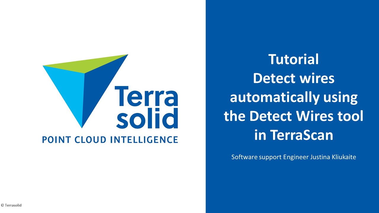 Detect Wires Automatically using the Detect Wires Tool in TerraScan