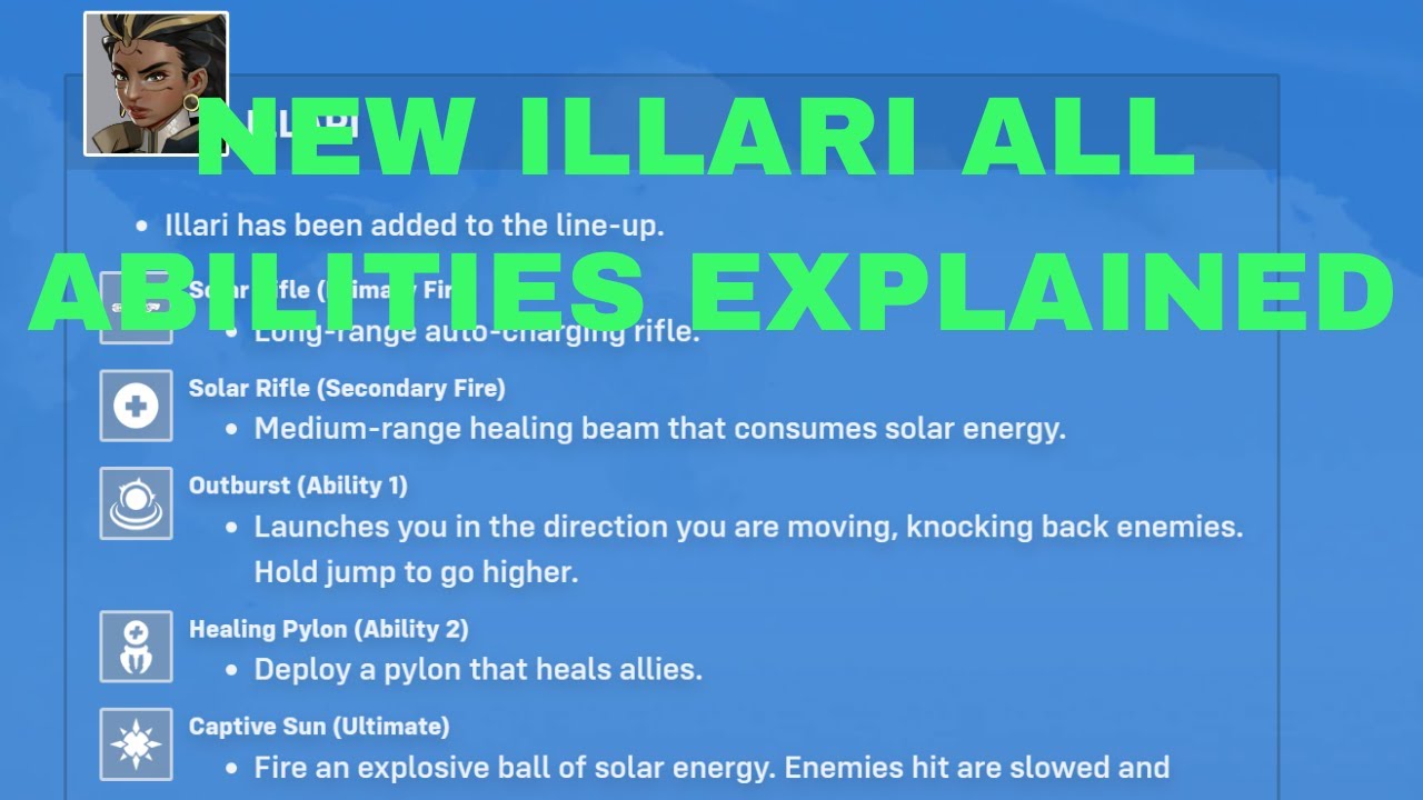NEW CHARACTER ILLARI ALL ABILITIES EXPLAINED IN OVERWATCH 2