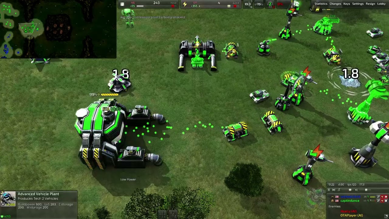 BAR ( Beyond All Reason ) wickedclickit learns to play here is his second game of RTS