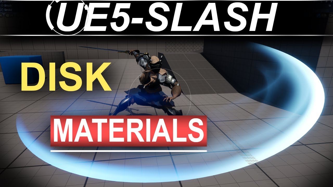 UE5: Материалы Slash DISK - (СКАЧАТЬ БЕСПЛАТНО!)