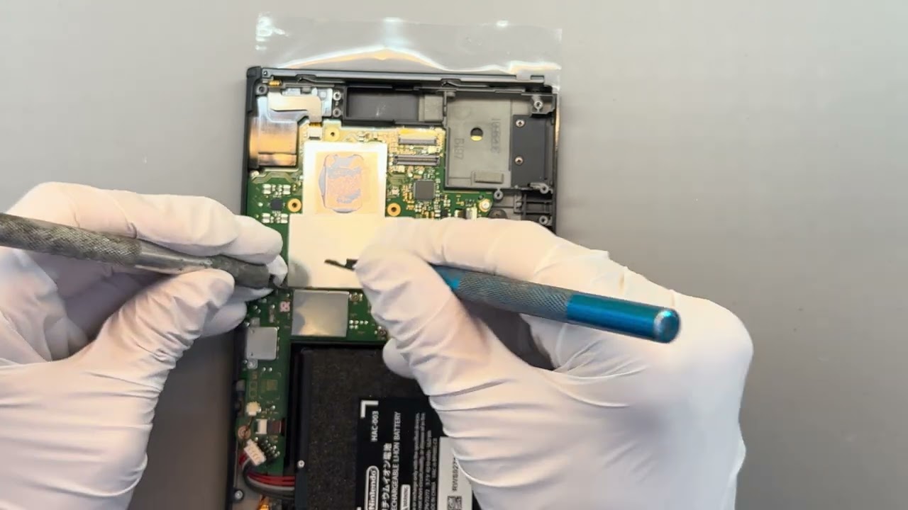 switch oled 最新方案 打孔＋一体化定制排线＋不剪屏蔽罩边框！   已经出来半年多了补上视频