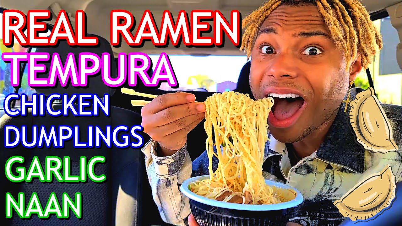 Trying REAL RAMEN (Huge Mukbang)