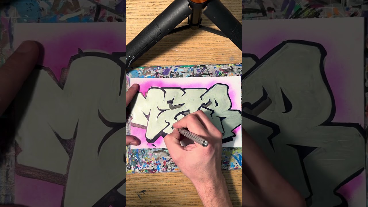 #graffiti #grafftutorial #graffitilesson #graffhowto #grafflesson #graffletters #tag #wildstyle