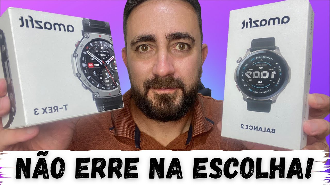 AMAZFIT T-REX 3 Vs AMAZFIT BALANCE 2 - OS DOIS MELHORES SMARTWATCHS ESPORTIVOS EM NÍVEL PROFISSIONAL