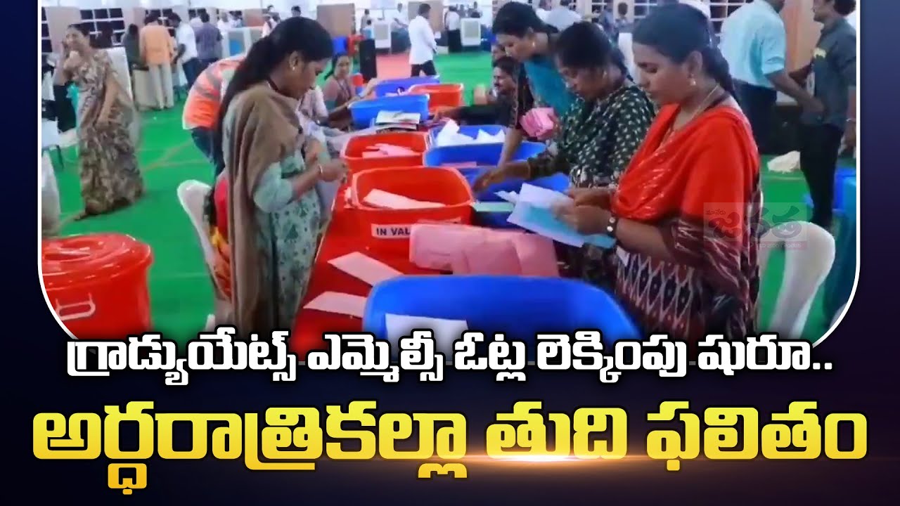 Graduate MLC Elections Counting Starts | MLC Elections Results 2024 | Janatha Daily