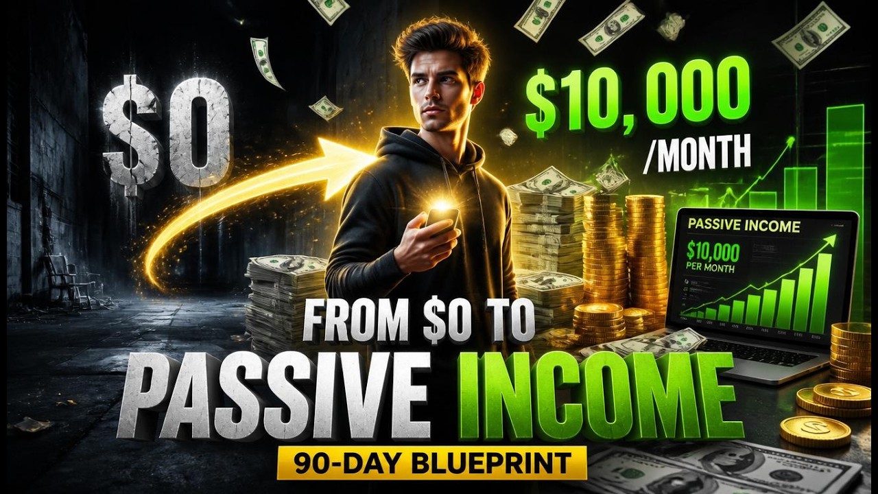 How to Build Passive Income with $0 (90-Day Blueprint)