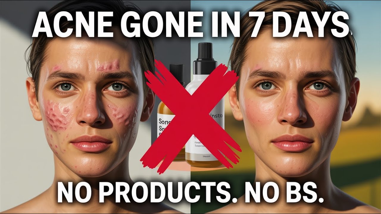 I Cleared My Acne in 7 Days With NO Products (Natural Method)