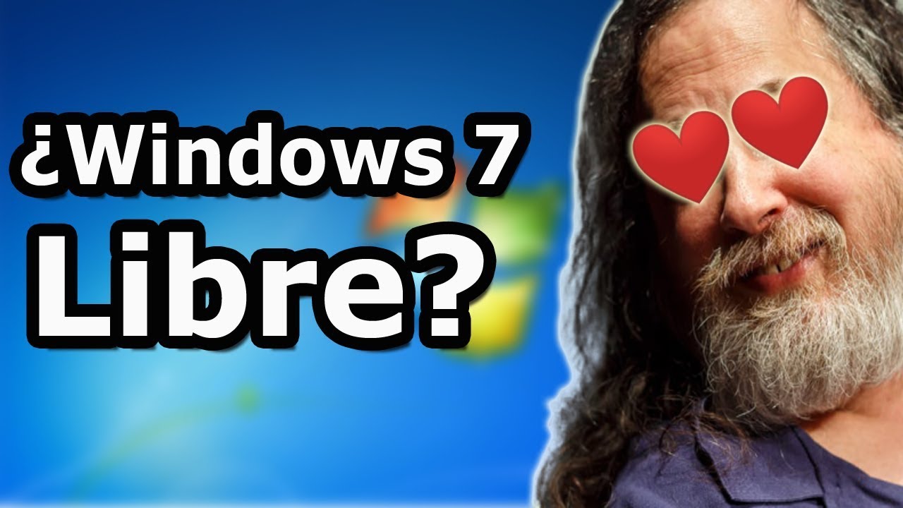 &iquest;Puede Windows 7 ser libre?  GioCode 🤔