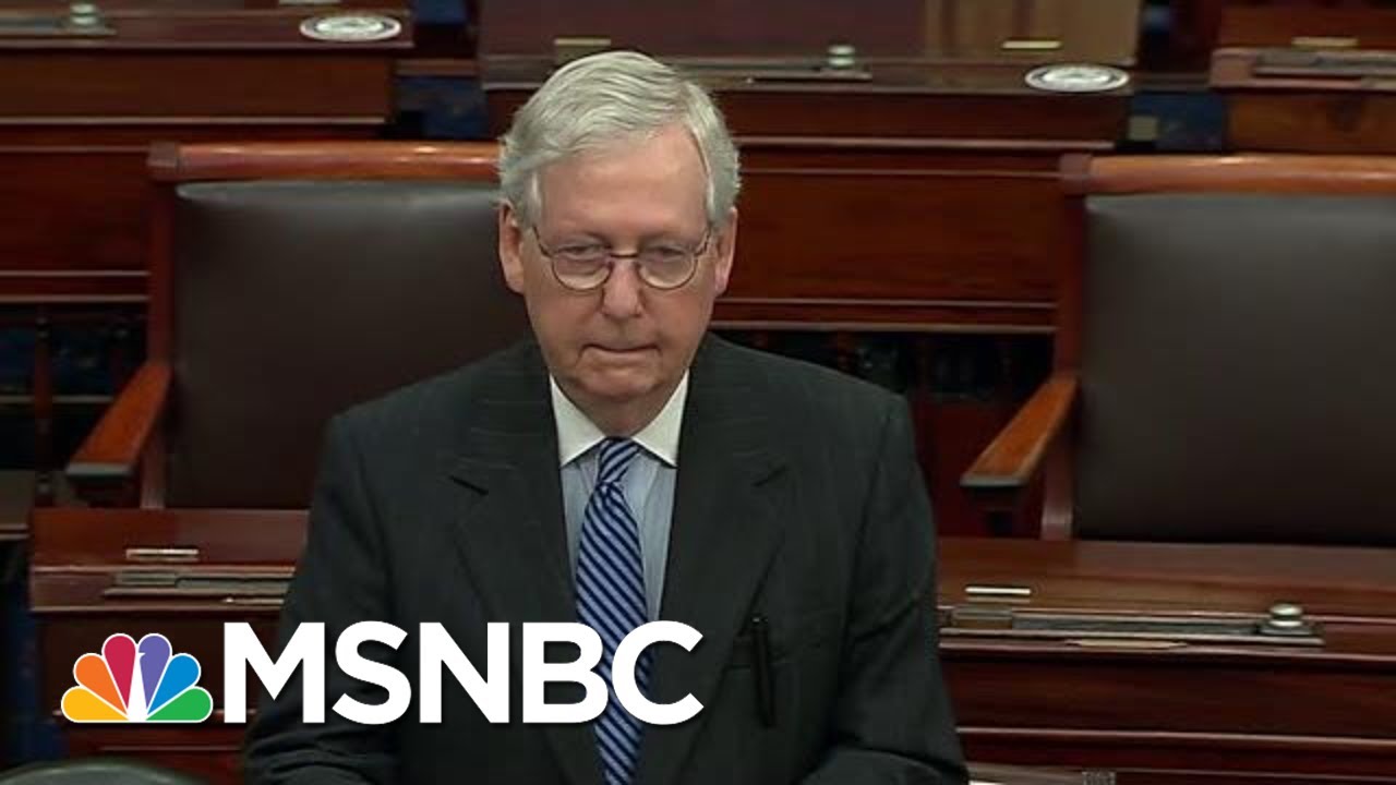McConnell Congratulates President-Elect Biden On Senate Floor | Hallie Jackson | MSNBC