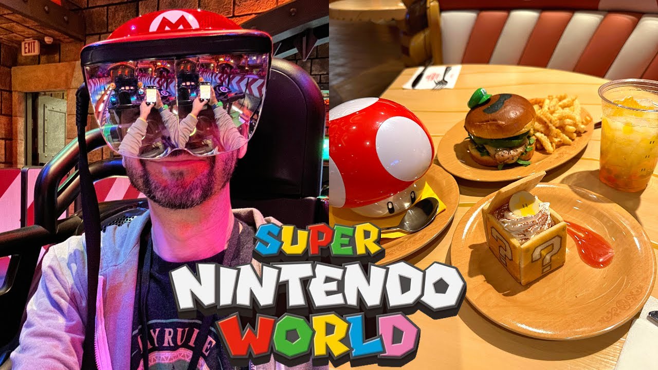 Впервые в Super Nintendo World! Кафе «Toadstool» — лучшая еда в Universal Studios Hollywood?!