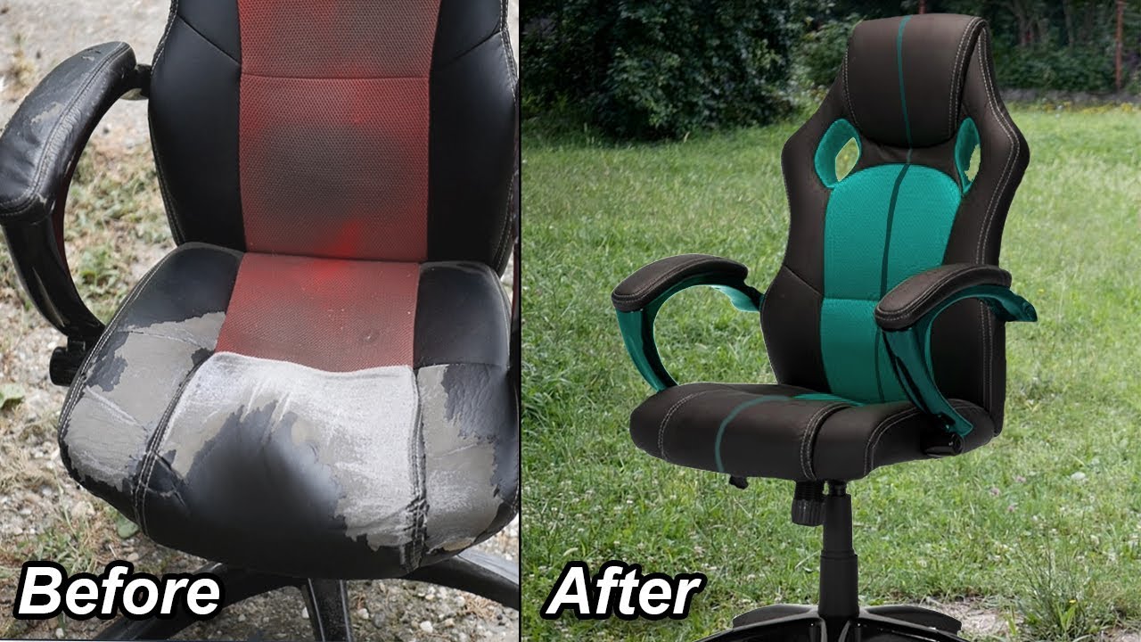 Restauracija moje stare gejmerske stolice za komp