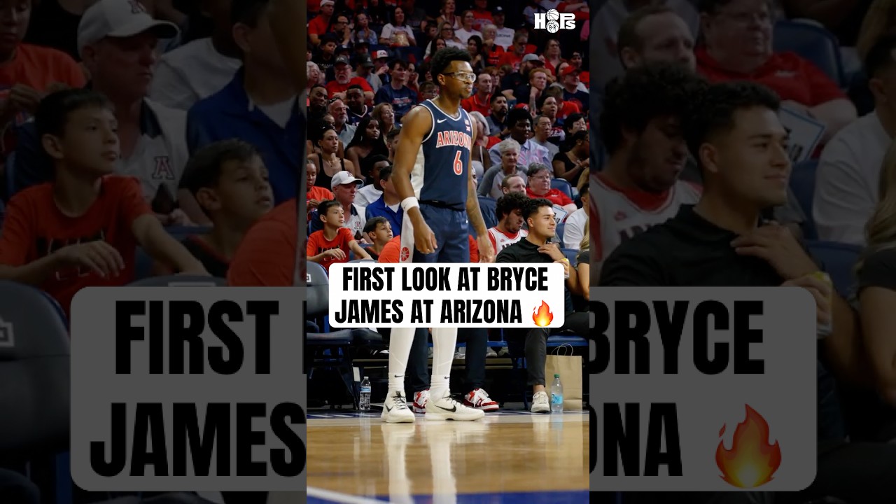 Bryce James debuts at Arizona's Red-Blue Showcase