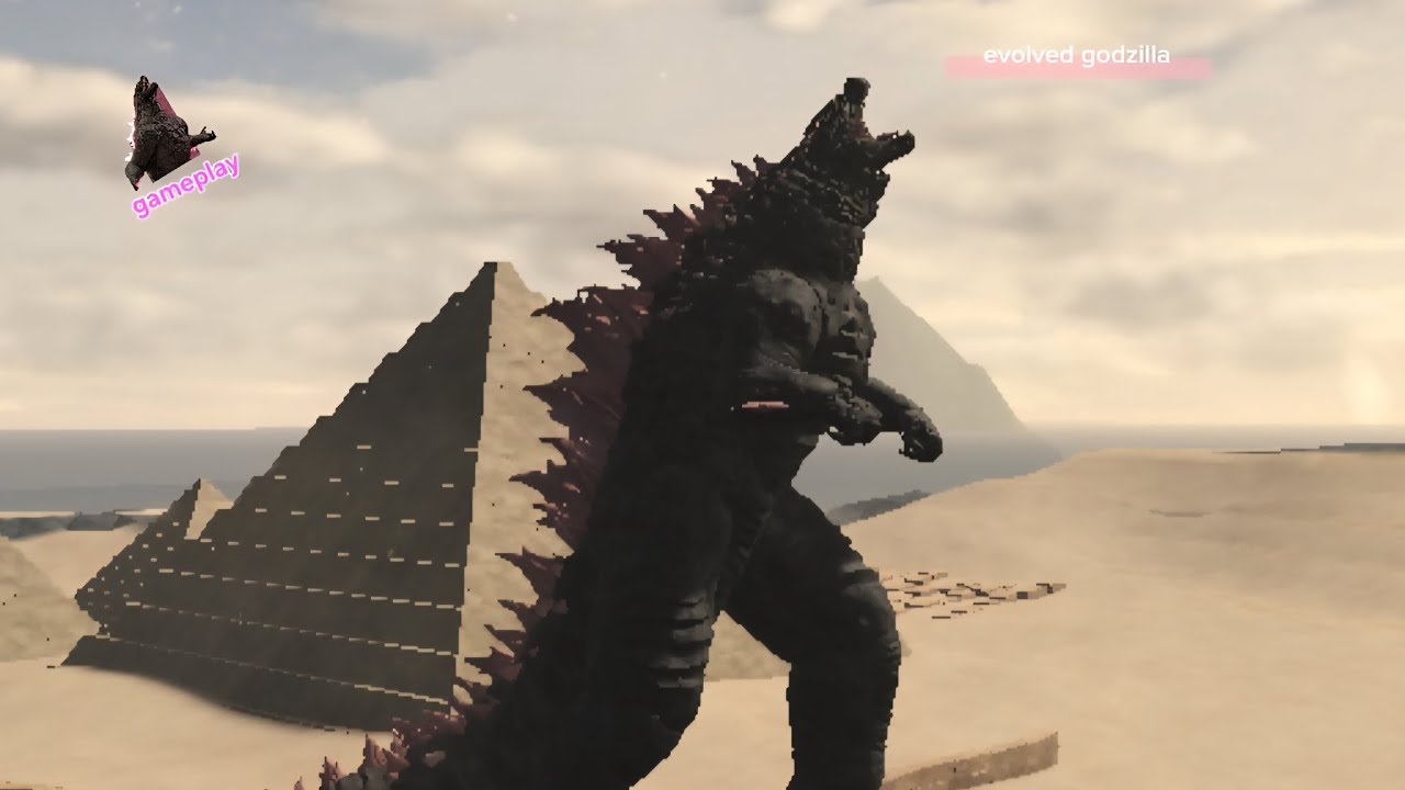 Evolved Lizard gameplay [age of titans]  #godzilla #roblox 