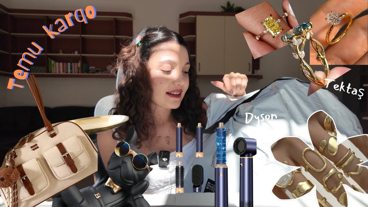 TEMUDAN DYSON ALDIM 60 AZN😳 REAL VƏ TEMU DYSON QARŞILAŞDIRMASI 💇🏻‍♀️ÇANTALAR👜TEKTAŞ ÜZÜKLƏR 💅🏻