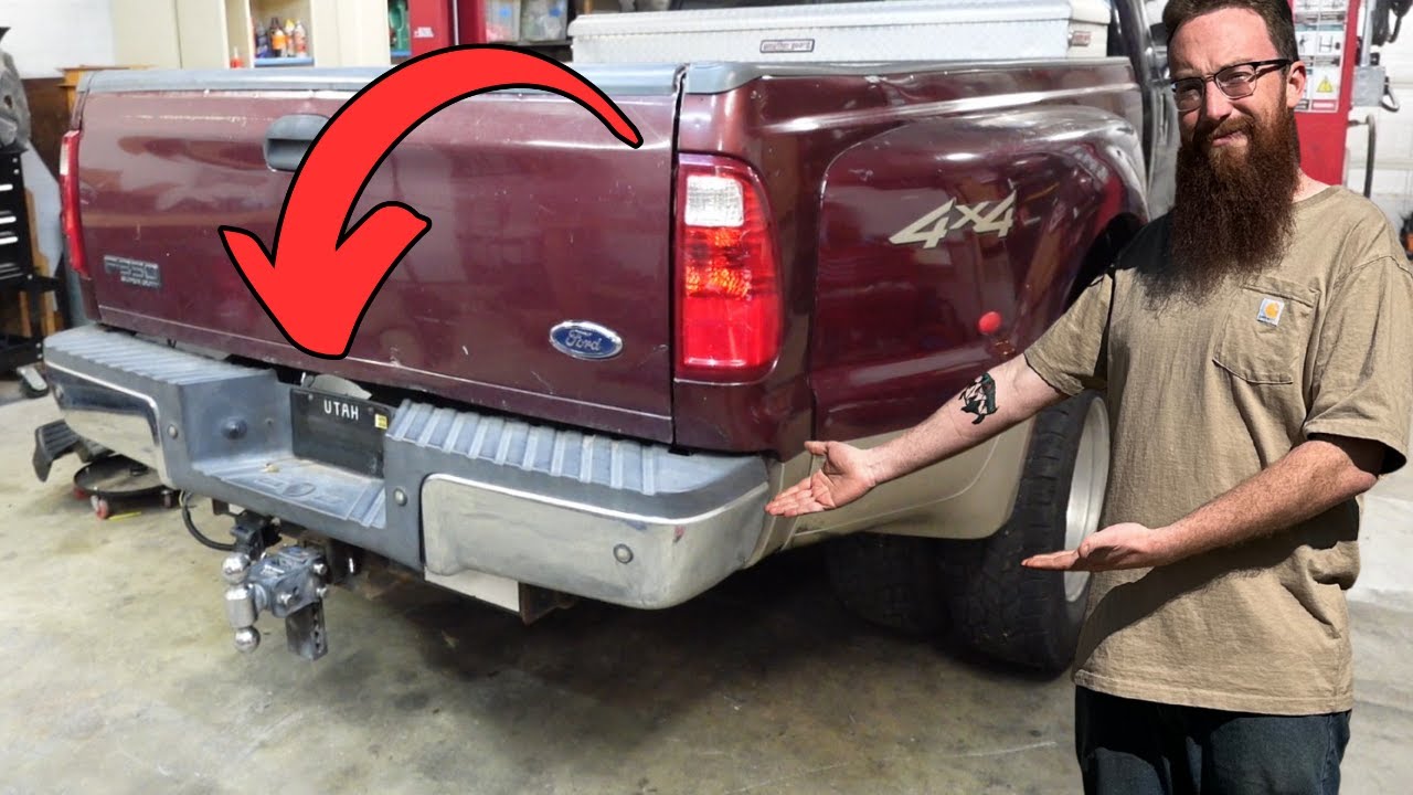 Установка бампера соответствующего периода на мой Powerstroke 6.4!