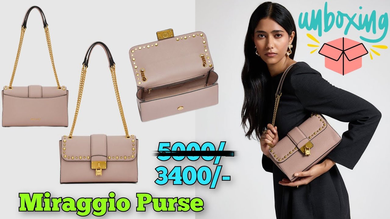 Miraggio Purse @ Rs.3400/- || Unboxing & Review Video