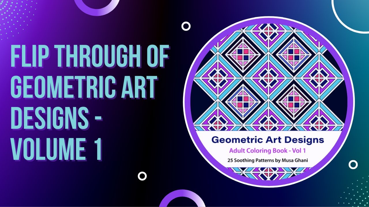 Flip Through of Geometric Art Designs by Musa Ghani