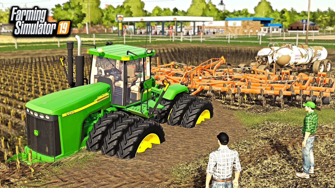 TRACTOR STUCK IN DEEP MUD! (RESCUE ATTEMPT) | FARMING SIMULATOR 2019