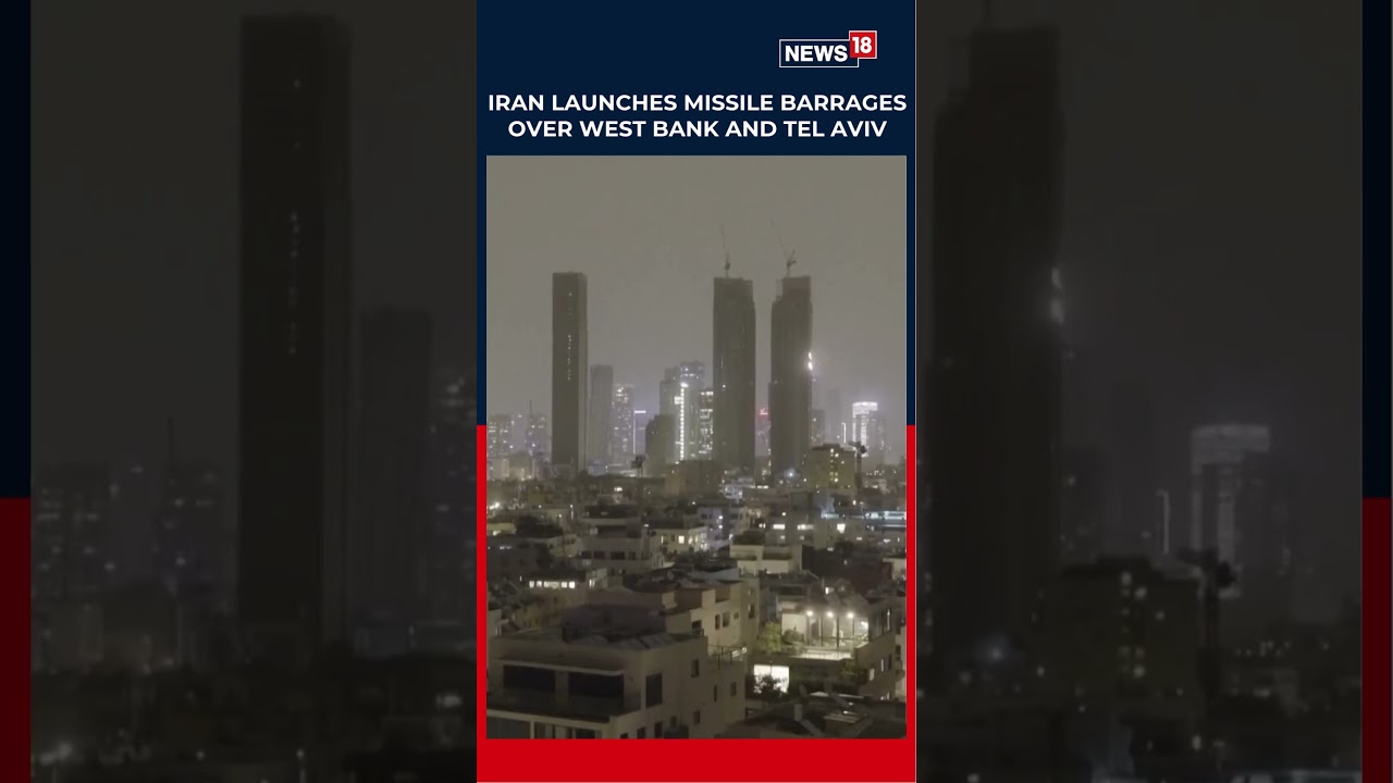 Iran Launches Missiles Over West Bank And Tel Aviv; Shelters Used As Conflict Escalates | N18S