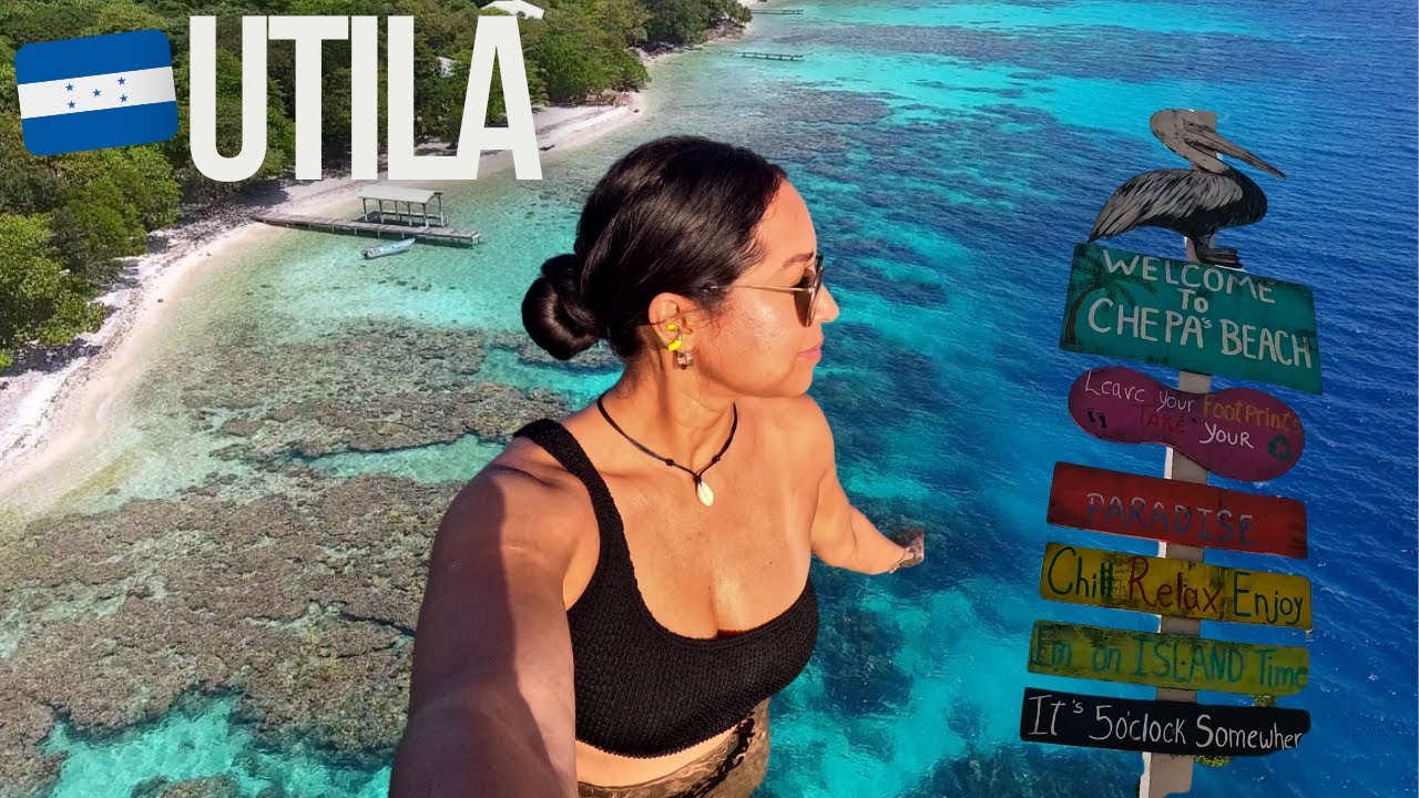 Las playas mas bonitas de Honduras 🇭🇳 Estan aqui en Utila!