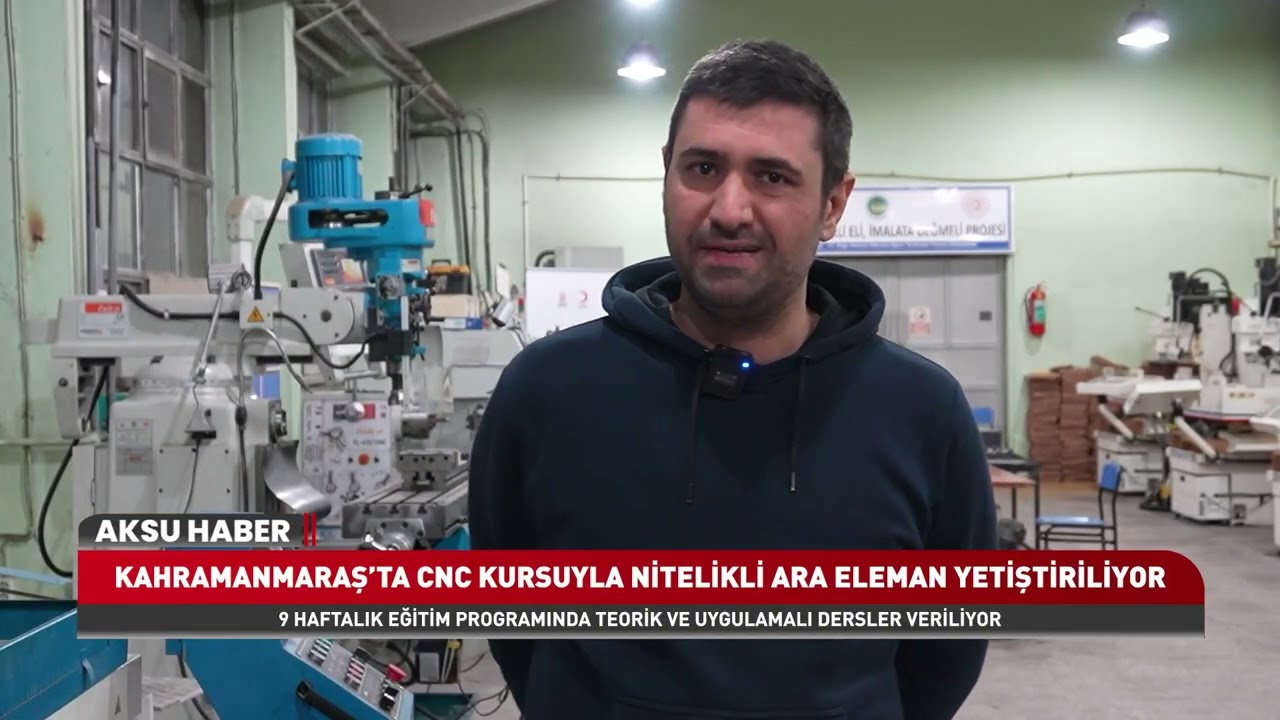 CNC ve Talaşlı İmalat Kursu ile Sanayiye Nitelikli İş Gücü Yetişiyor - @AksuTVHaberAracılığıyla