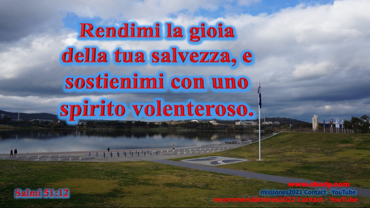 Salmi 51:12 con musica strumentale - Italiano
