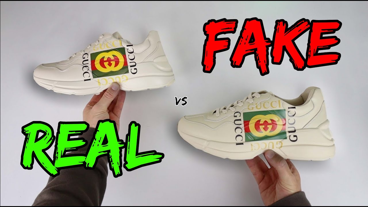НАСТОЯЩИЕ ИЛИ ПОДДЕЛЬНЫЕ! СРАВНЕНИЕ КРОССОВОК GUCCI RHYTON!